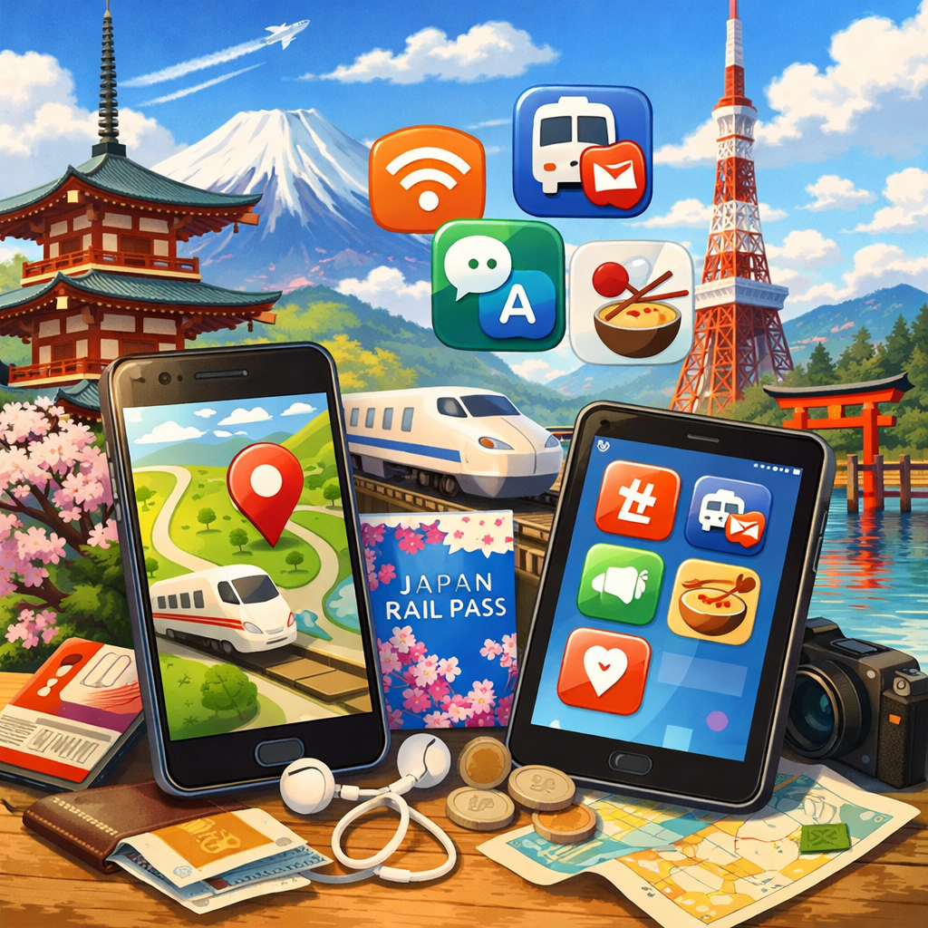 Japan Travel Apps You Should Download Before Your Trip (First-Timer List)
