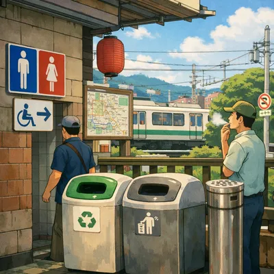 How to Find Restrooms, Trash Bins, and Smoking Areas in Japan (Without Stress)