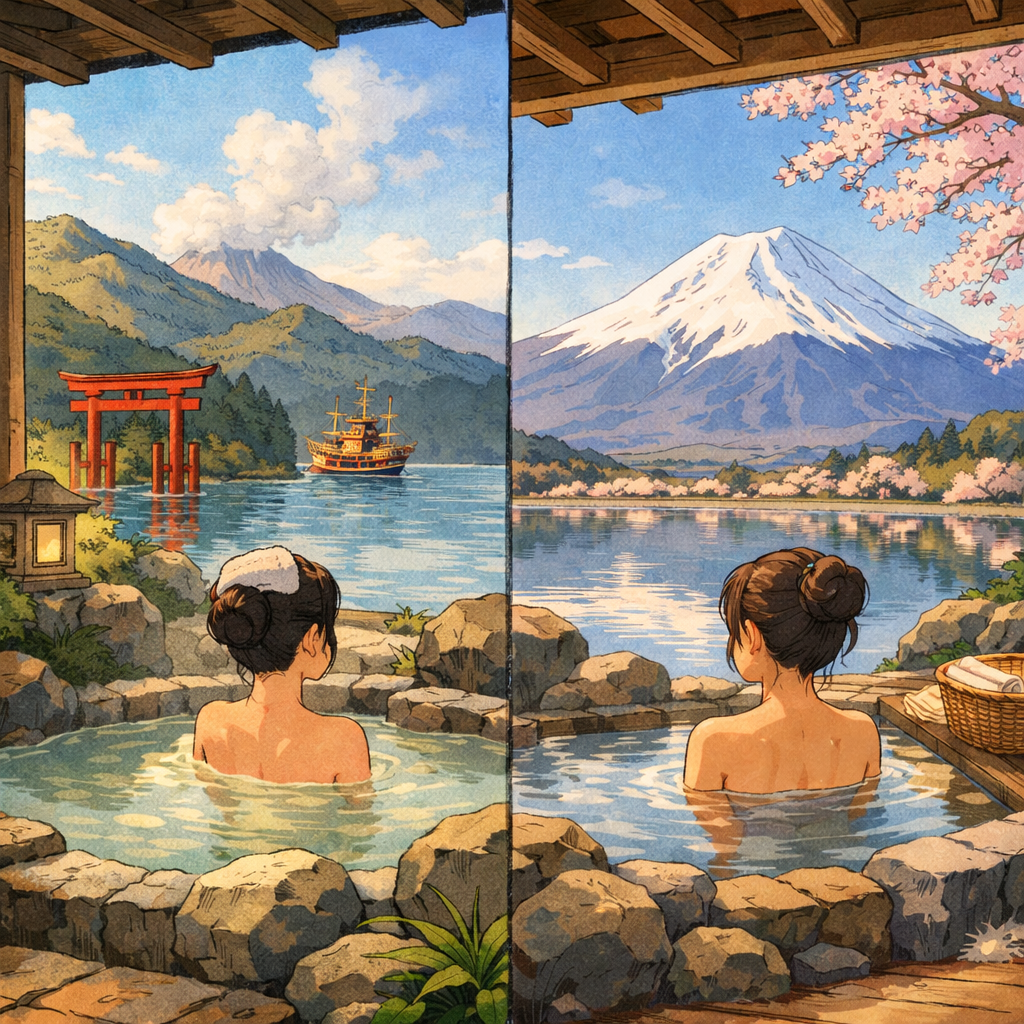 Hakone vs Kawaguchiko: Which Is Better for a Private Onsen Stay?