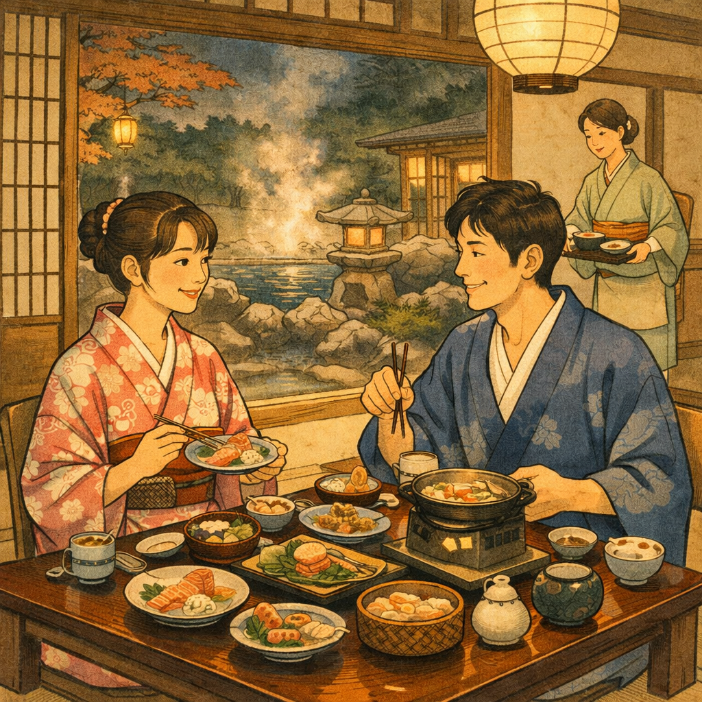 What Happens at a Ryokan Dinner? A Simple Guide for First-Time Visitors