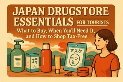 Japan Drugstore Essentials for Tourists (2026): What to Buy, When You’ll Need It, and How to Shop Tax-Free