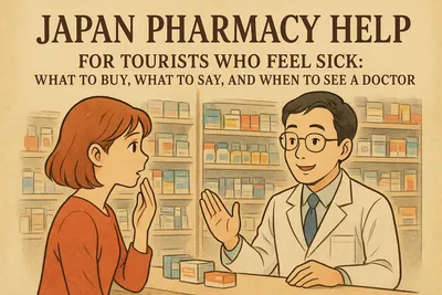 Japan Pharmacy Help for Tourists Who Feel Sick: What to Buy, What to Say, and When to See a Doctor (2026)