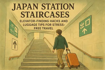 Japan Station Staircases With a Suitcase: Elevator-Finding Hacks and Luggage Tips for Stress-Free Travel