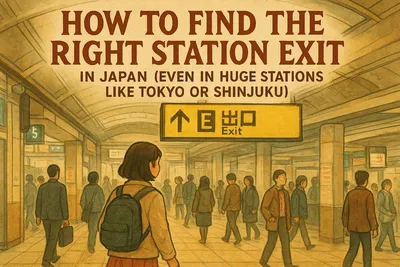 How to Find the Right Station Exit in Japan (Even in Huge Stations Like Tokyo or Shinjuku)