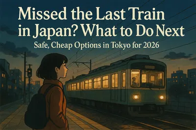 Missed the Last Train in Japan? What to Do Next (Safe, Cheap Options in Tokyo for 2026)
