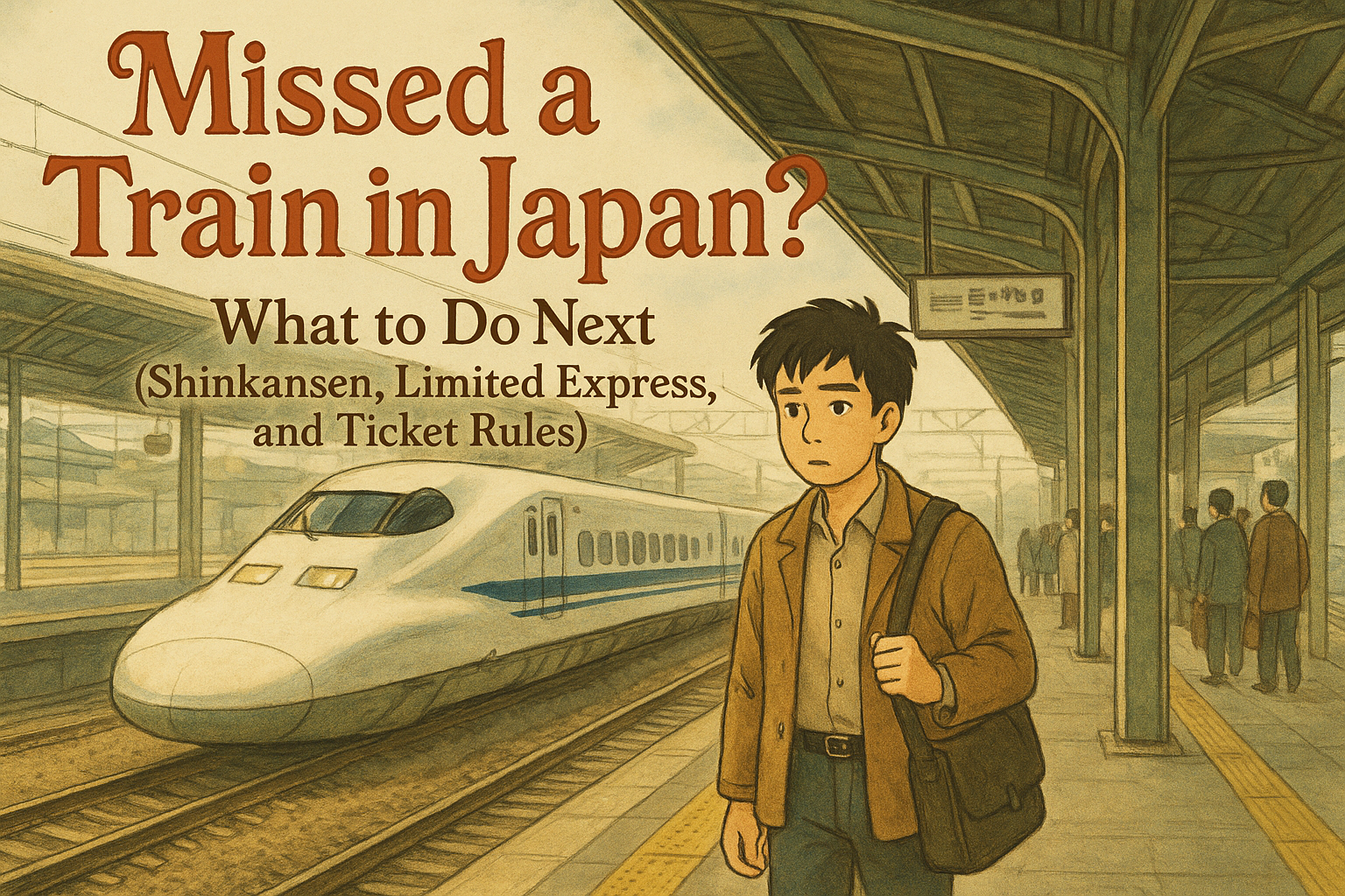 Missed a Train in Japan? What to Do Next (Shinkansen, Limited Express, and Ticket Rules)