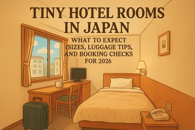 Tiny Hotel Rooms in Japan: What to Expect (Sizes, Luggage Tips, and Booking Checks for 2026)