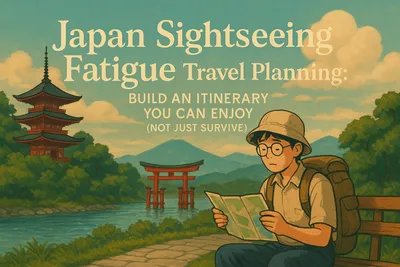 Japan Sightseeing Fatigue Travel Planning: Build an Itinerary You Can Enjoy (Not Just Survive)