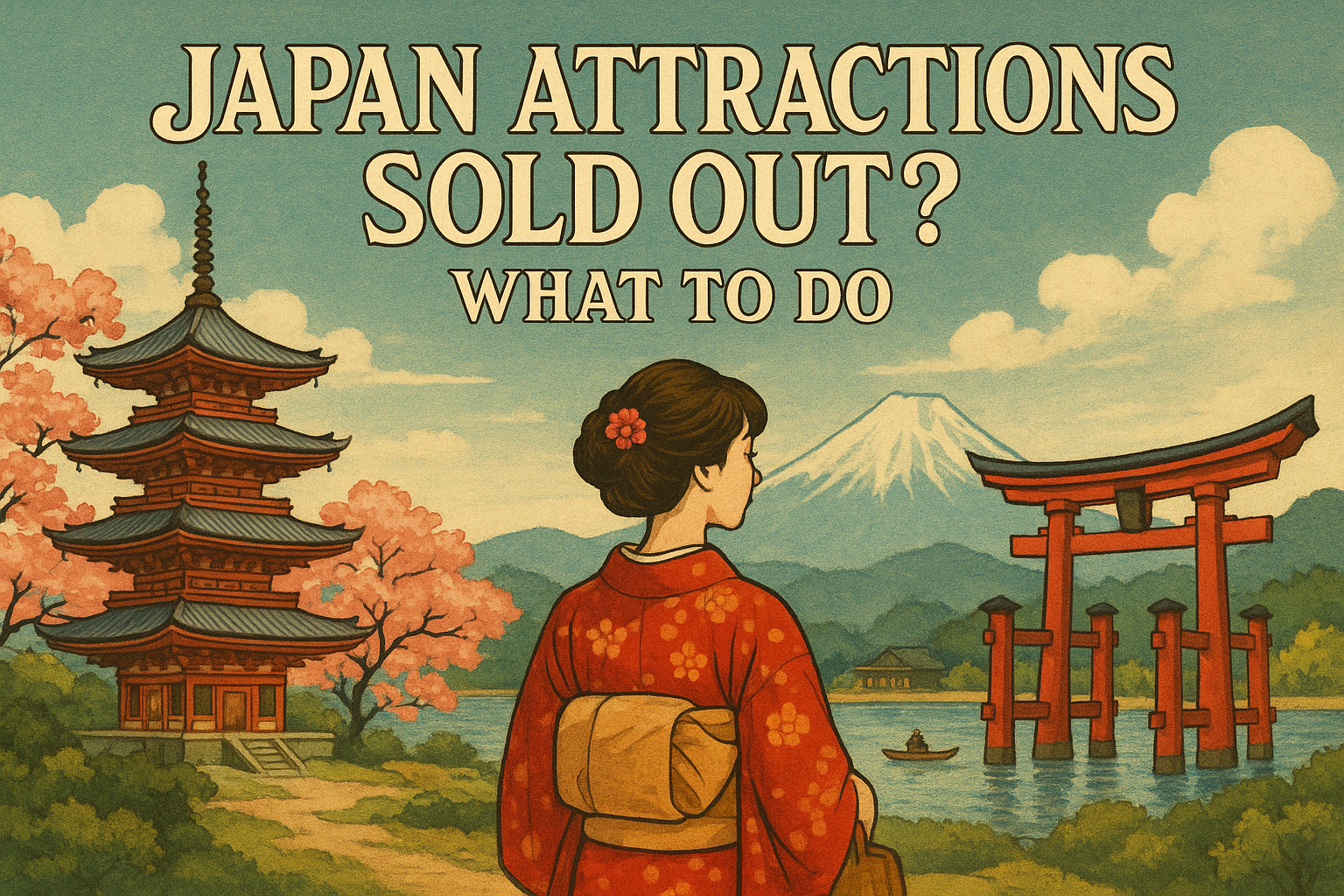 Japan Attractions Sold Out? What to Do (Fast Fixes, Backup Plans, and What to Book First)