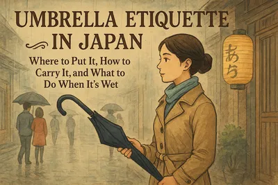 Umbrella Etiquette in Japan for Tourists: Where to Put It, How to Carry It, and What to Do When It’s Wet