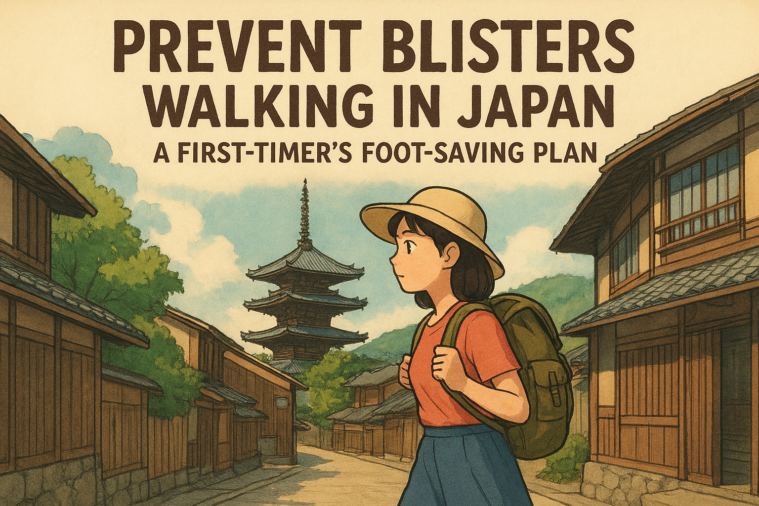 Prevent Blisters Walking in Japan: A First-Timer’s Foot-Saving Plan (Before, During, and After)