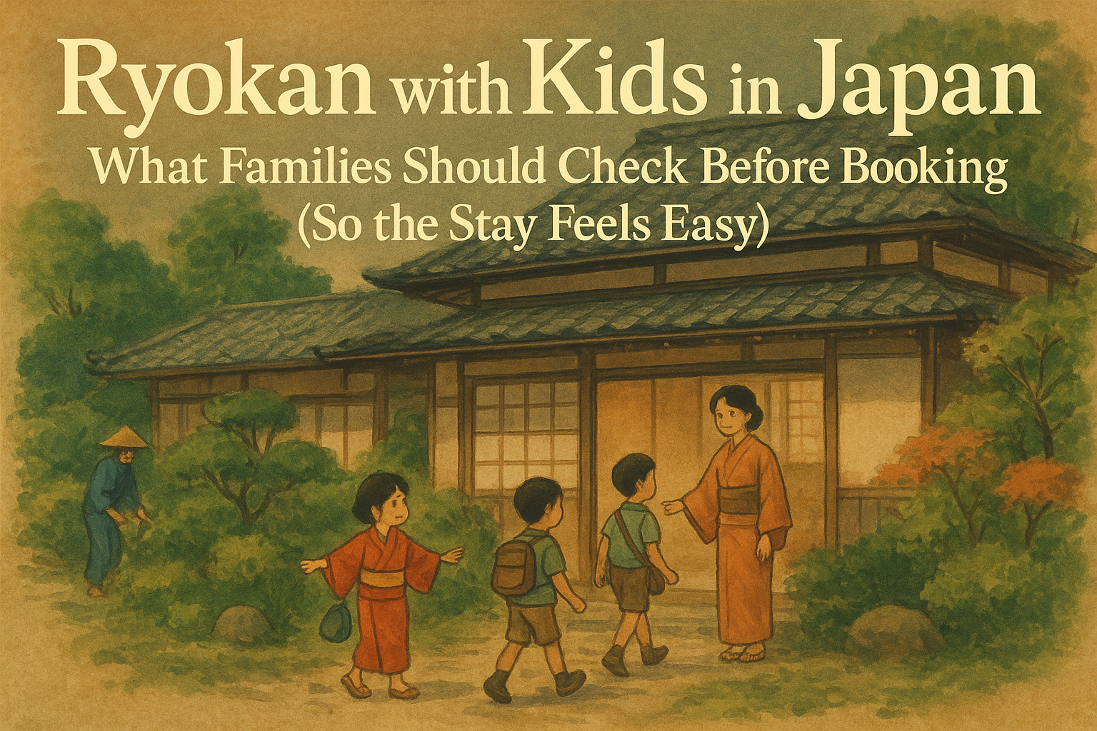 Ryokan with Kids in Japan: What Families Should Check Before Booking (So the Stay Feels Easy)