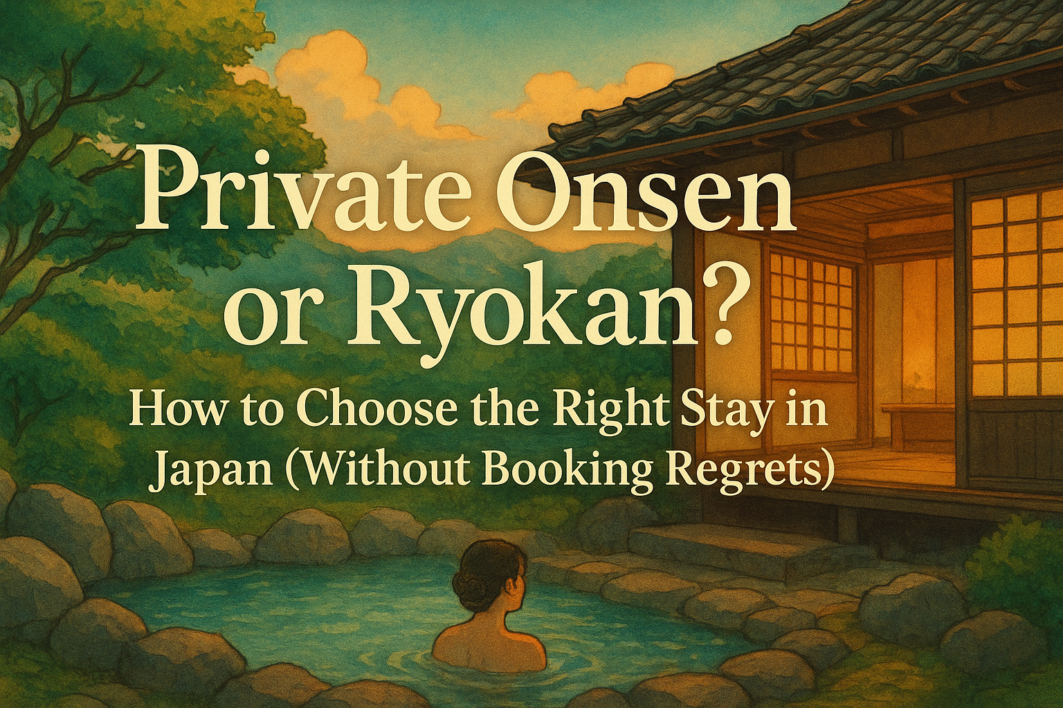 Private Onsen or Ryokan? How to Choose the Right Stay in Japan (Without Booking Regrets)