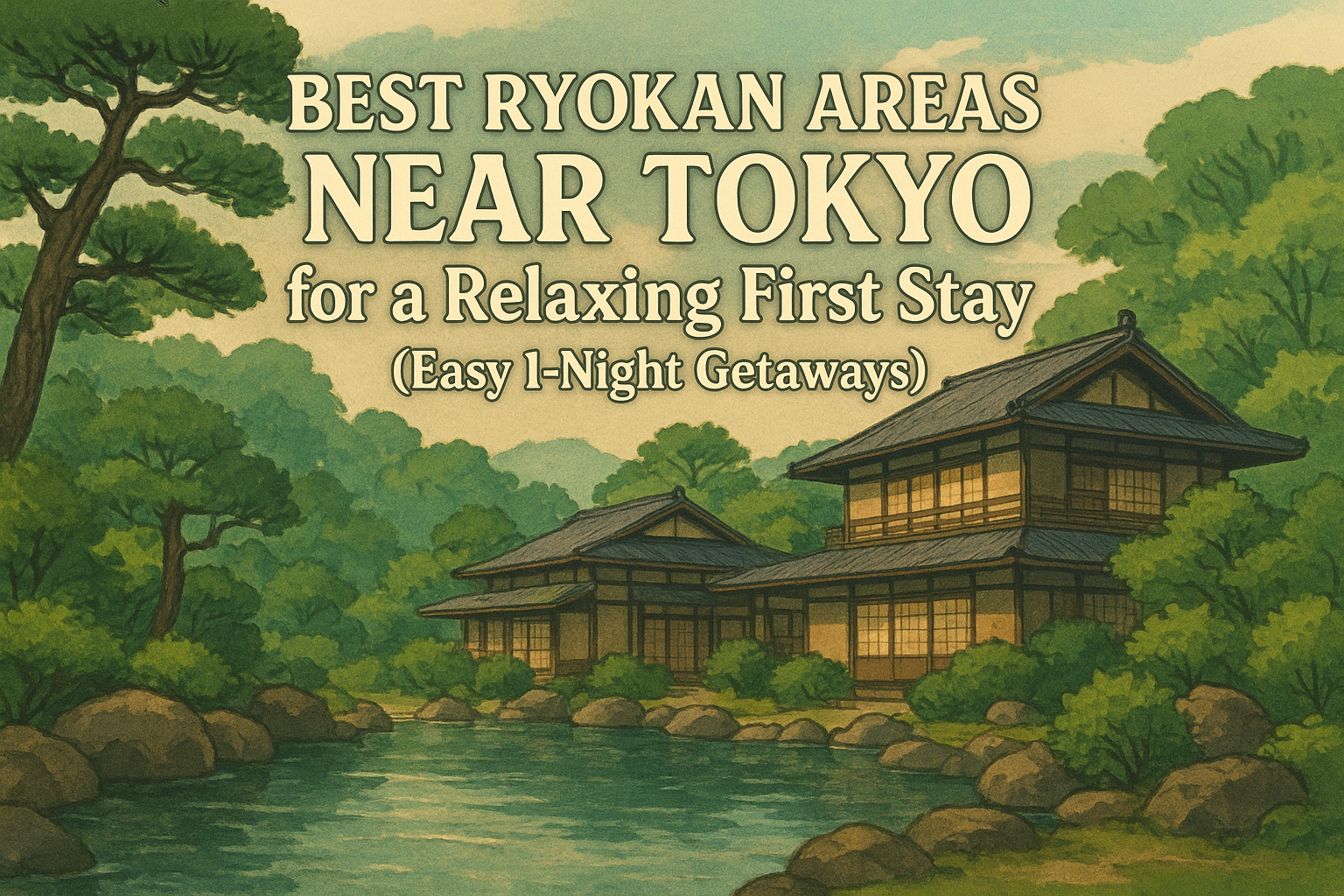 Best Ryokan Areas Near Tokyo for a Relaxing First Stay (Easy 1-Night Getaways)