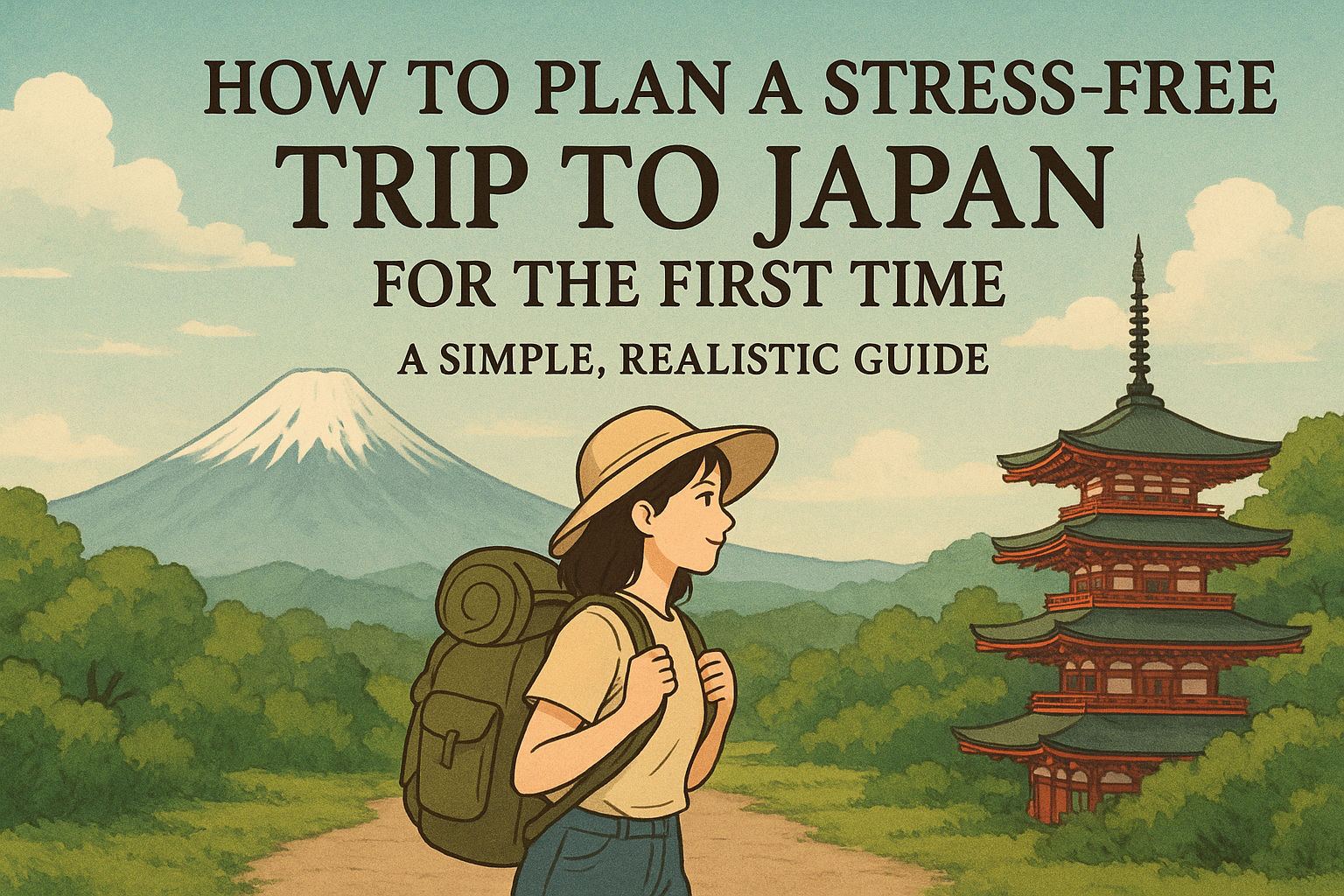 How to Plan a Stress-Free Trip to Japan for the First Time (A Simple, Realistic Guide)