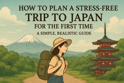 How to Plan a Stress-Free Trip to Japan for the First Time (A Simple, Realistic Guide)