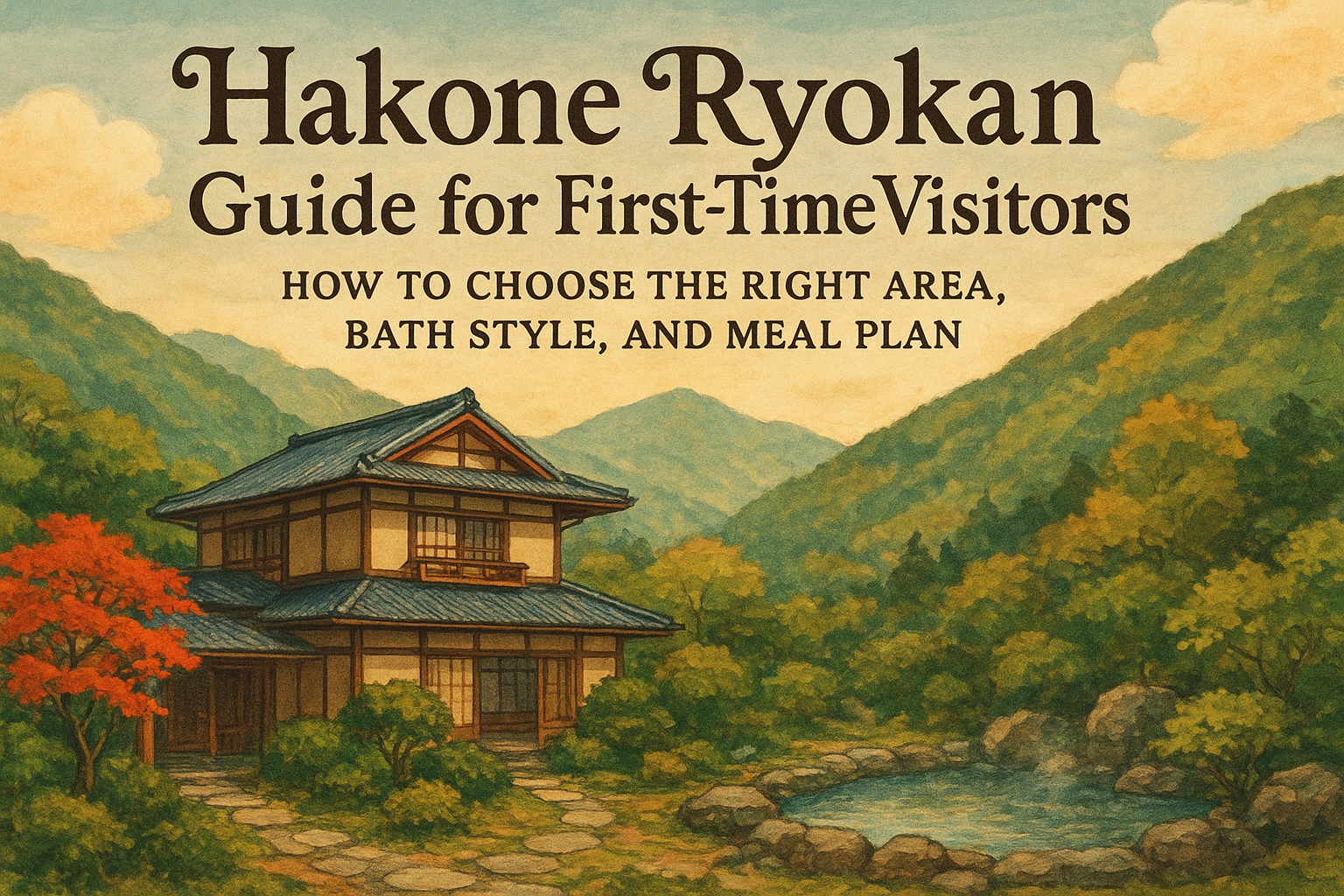Hakone Ryokan Guide for First-Time Visitors: How to Choose the Right Area, Bath Style, and Meal Plan