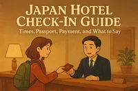 Japan Hotel Check-In Guide: Times, Passport, Payment, and What to Say