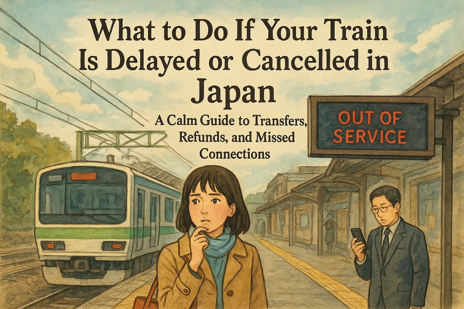 What to Do If Your Train Is Delayed or Cancelled in Japan: A Calm Guide to Transfers, Refunds, and Missed Connections