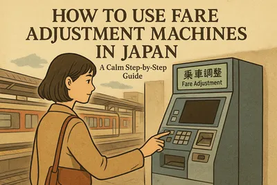 How to Use Fare Adjustment Machines in Japan: A Calm Step-by-Step Guide