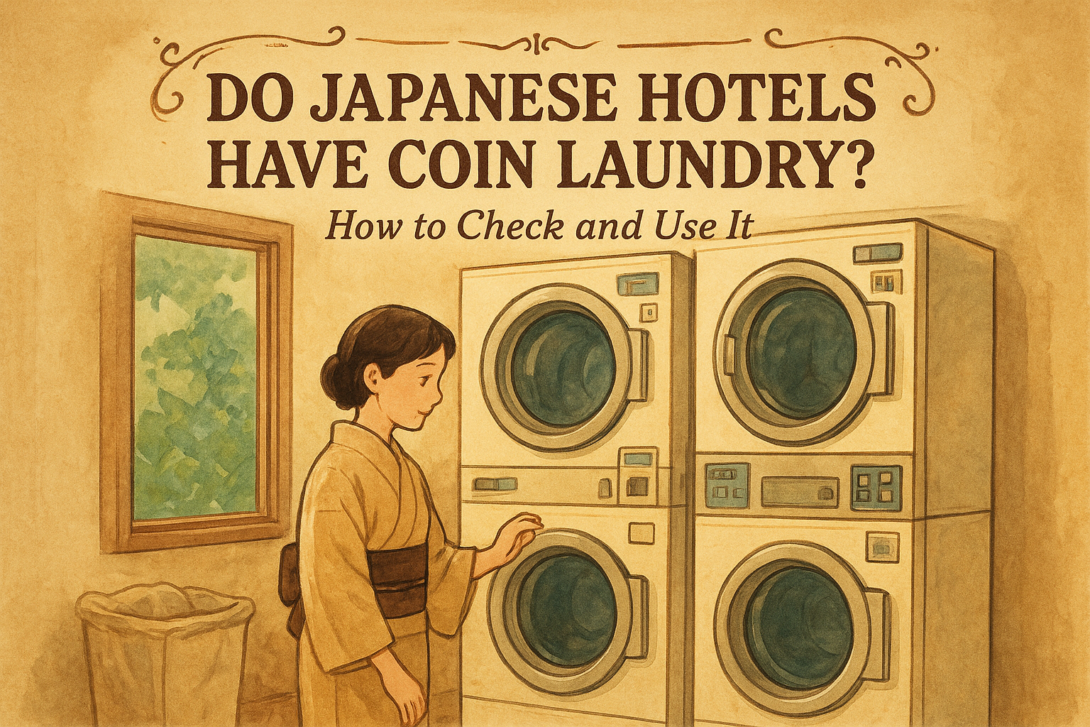 Do Japanese Hotels Have Coin Laundry? How to Check and Use It