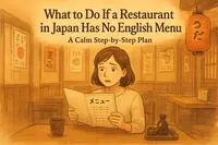 What to Do If a Restaurant in Japan Has No English Menu: A Calm Step-by-Step Plan